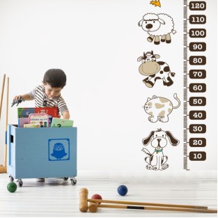 Vinilos infantiles medidor estatura (medida 50 x 153 cm)